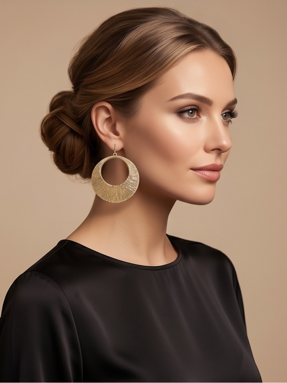 Elegant Gold Hoop Earrings